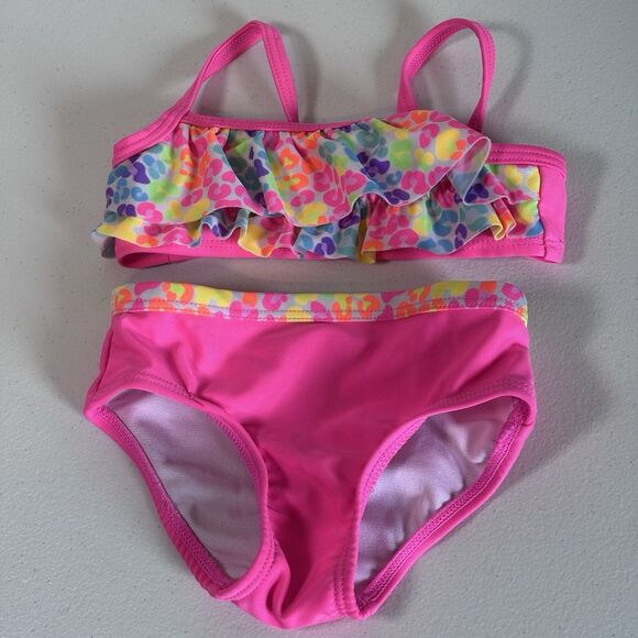 Healthtex and Disney 2 Piece Swimsuit Size 6 -9 Months Bathing Suit Bikini - Picture 2 of 9